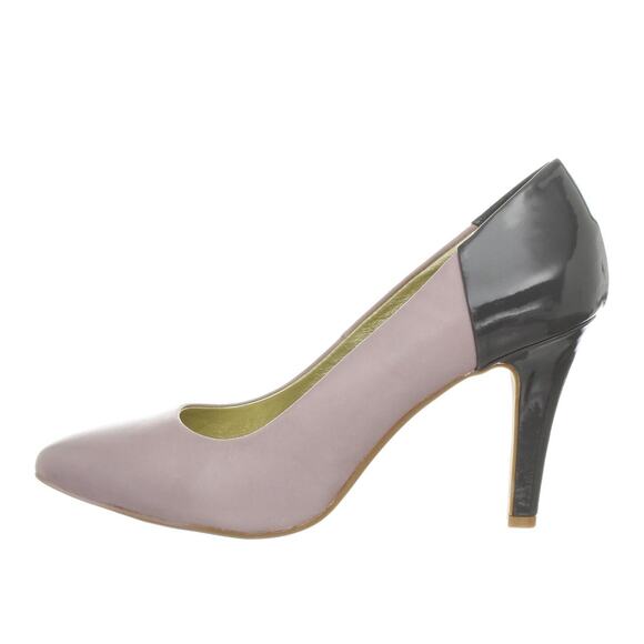 Seychelles Anthropologie Women's Heels Pumps Size 9 Violet 80s Retro Colorblock - Picture 2 of 8